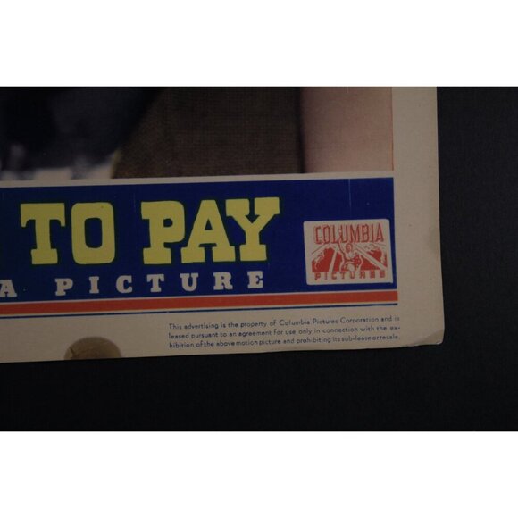 1937 Lobby card 11x14" Chester Morris / Helen Mack, I Promise to Pay pre-WWII - Picture 6 of 9